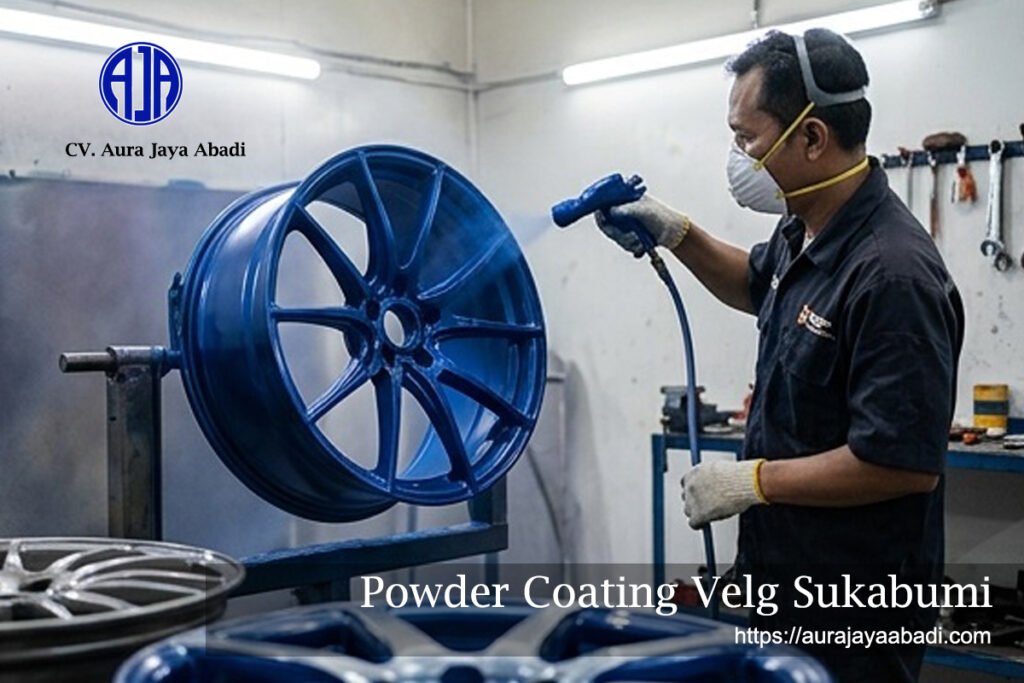 Jasa Powder Coating Velg Mobil dan Motor Sukabumi